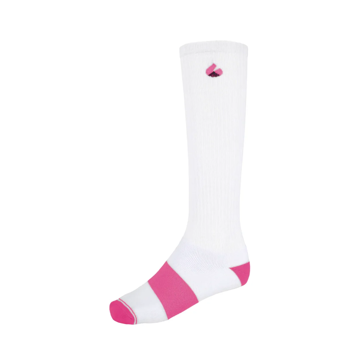 Chaussettes Compression Blanc/Rose – Image 2